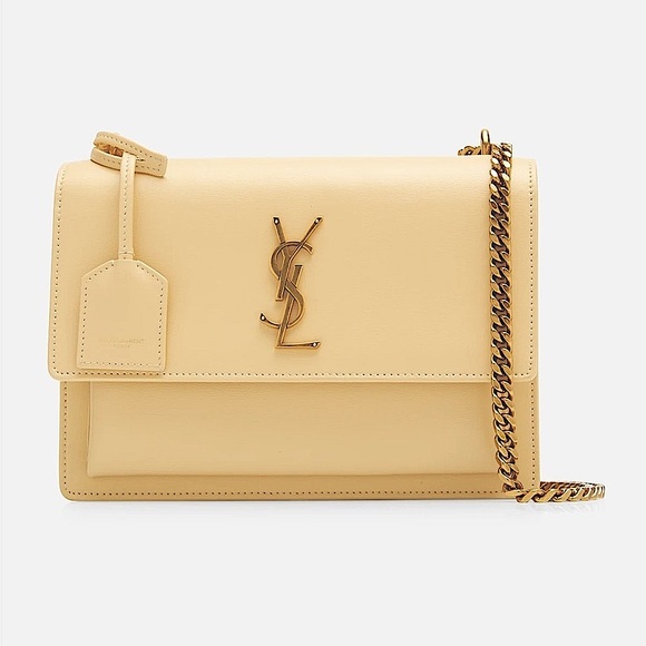 Saint Laurent Handbags - 2022 Saint Laurent Sunset *Rare Color Jaune Pale